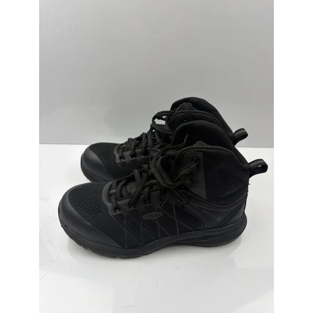 KEEN Utility Men's Vista Energy Work Boots Composite Toe  Black Men Size 8.5 D